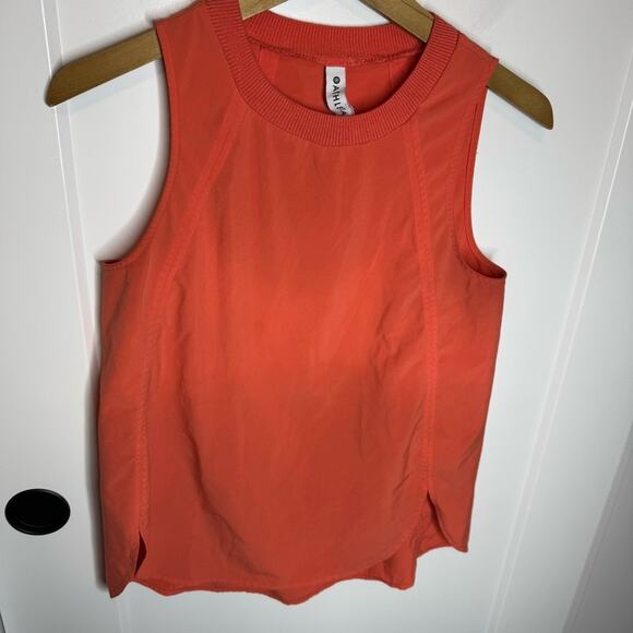 Athleta Zephyr Tank Top Coral Lightweight Flowy Fit Size XXS - Picture 2 of 6